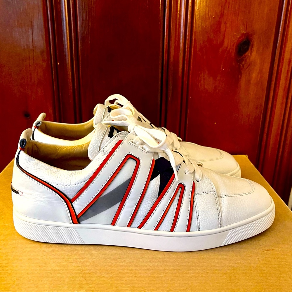 Christian Louboutin Vida Viva Flat Calf Graine EU 45 / US 12